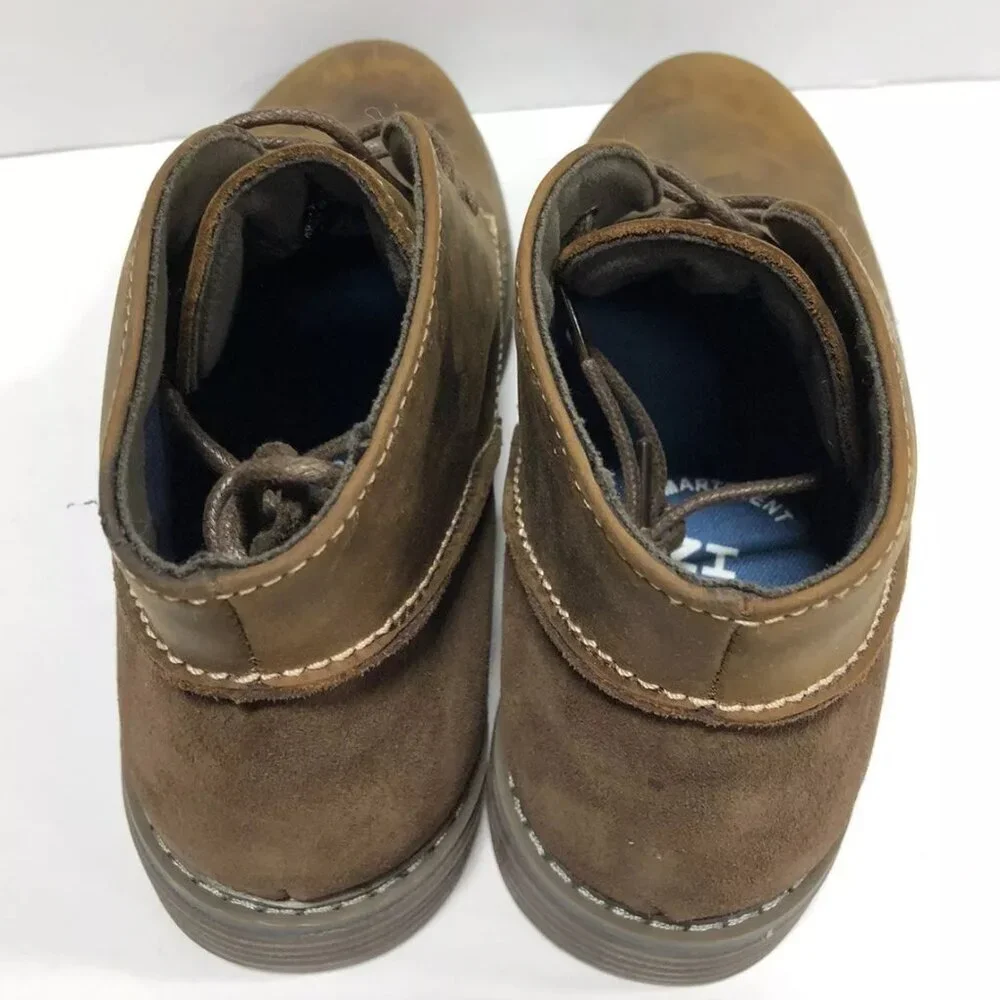 Nunn Bush Men's Littleton Plain Toe Chukka Boots Brown, Size 7.5 M